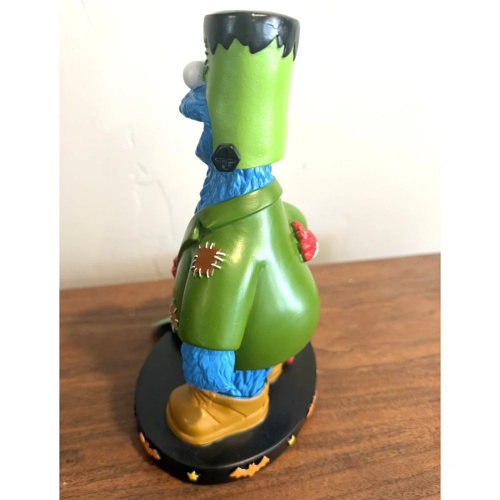 Frankenstein Cookie Monster Elmo Sesame Street Halloween Resin Figure